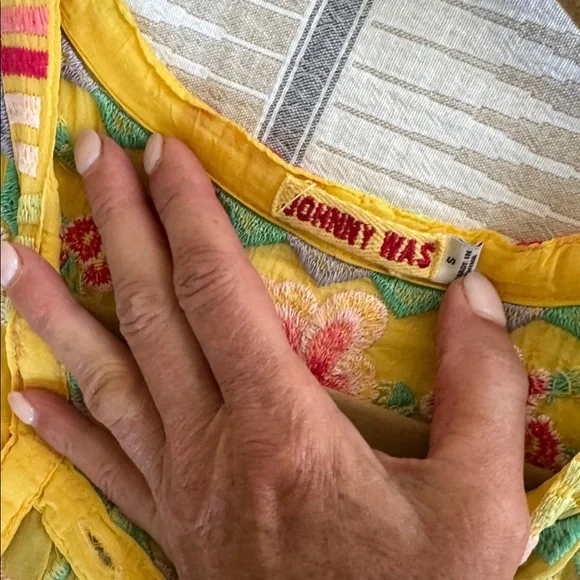 Johnny Was Embroidered Top Size S - Picture 5 of 8